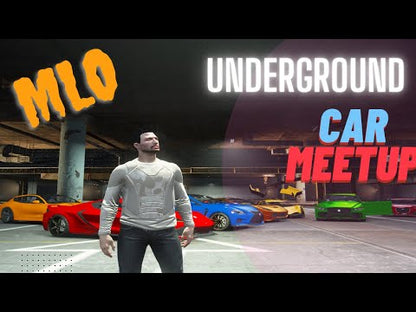 Underground Car Meetup GTA V FiveM MLO | Hidden Place | With Race Track For GTAV FiveM Game Server