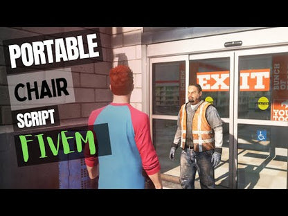 QBCore Portable Chair Store Script For GTA V FiveM Game Server