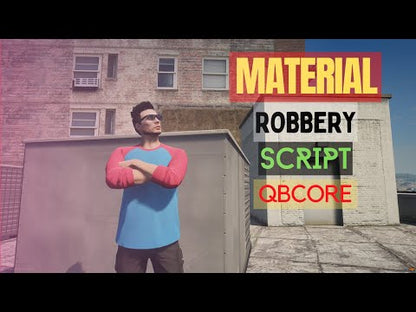 QBCore Simple Material Robbery System For GTA V FiveM Game Server