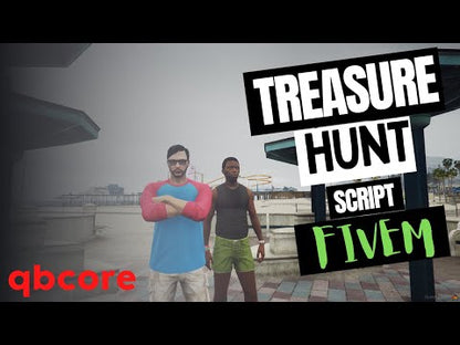 QBCore Treasure Hunt Script For GTA V FiveM Game Server