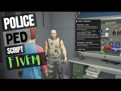 QBCore Police Item Ped Script For GTA V FiveM Game Server