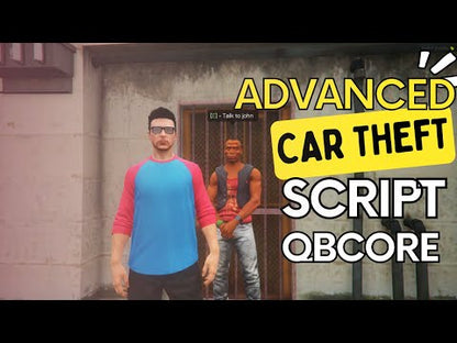 QBCore Advanced Car Theft System For GTA V FiveM Game Server