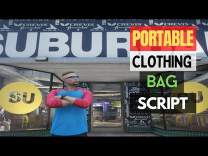 QBCore Portable Clothing Bag Script For GTA V FiveM Game Server