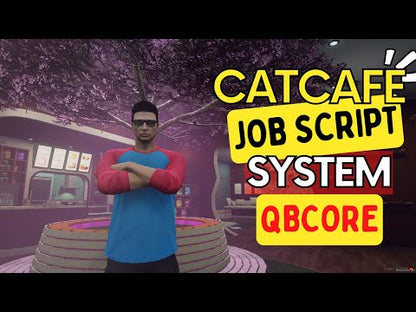 qbcore cat cafe job