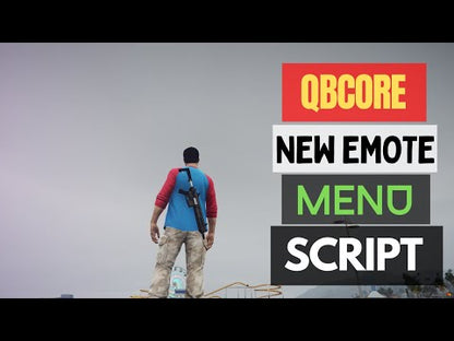 QBCore New Emote Menu Script For GTA V FiveM Game Server